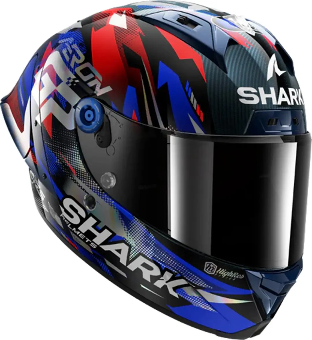 Shark Aeron-GP Fim Racing #1 Zarco Victory 2025 Helm - XL - Blauw