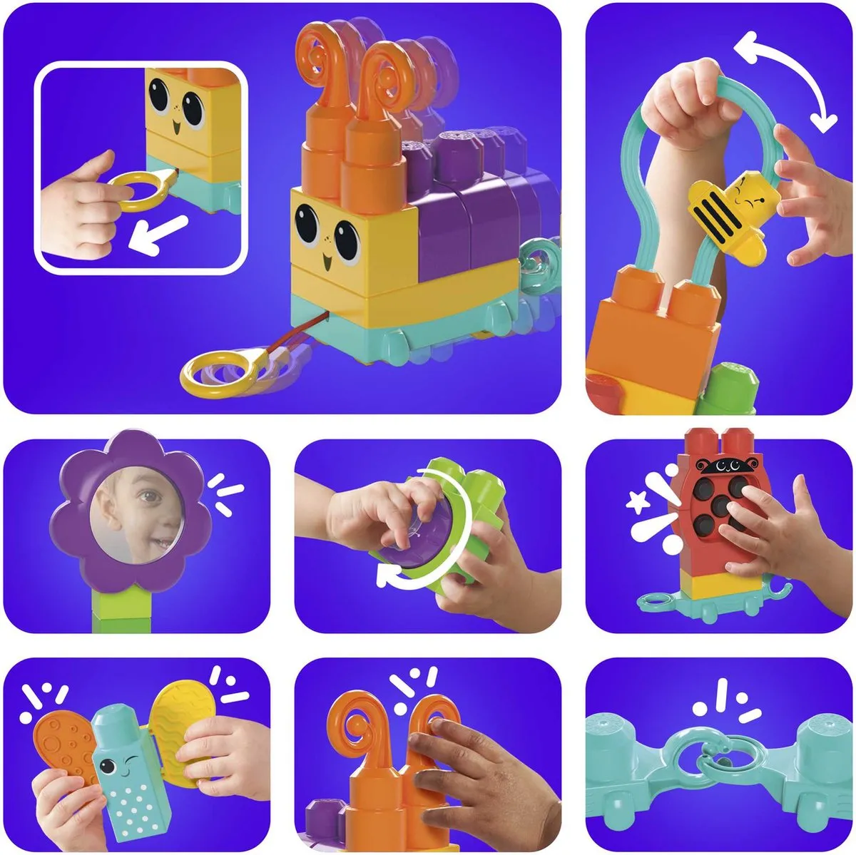 Mega Bloks Beweeg en Swing Rups - 30 Bouwstenen - afbeelding 6 van 6