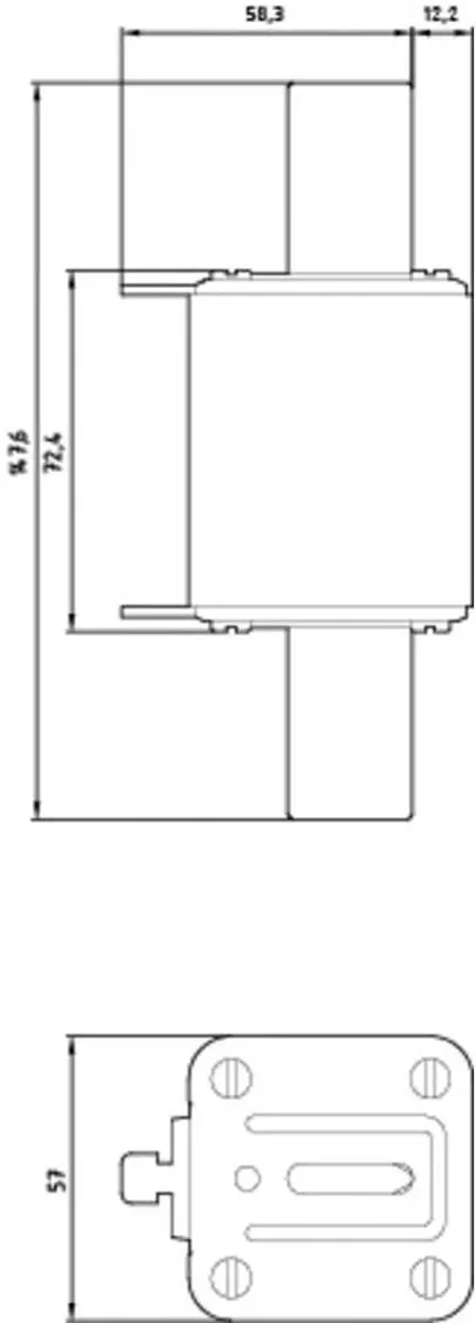Siemens 3NA7252 Zekeringinzetstuk 315A 500V - 3 Stuks