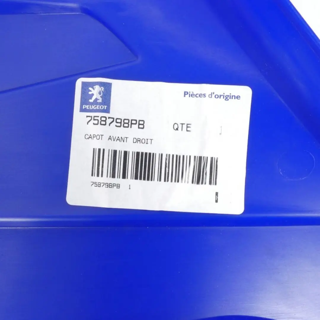Peugeot 50 XP6 Écope Zijpaneel Blauw