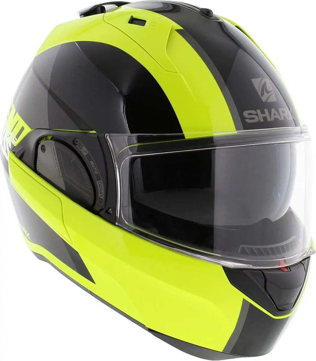 Shark Evo ES Endless Motorhelm - Maat XS - Geel/Zwart/Zilver
