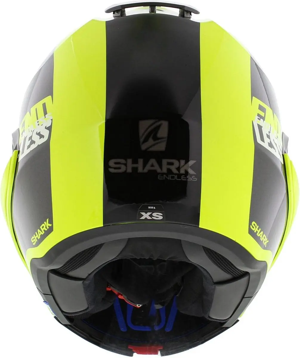 Shark Evo ES Endless Motorhelm - Maat XS - Geel/Zwart/Zilver