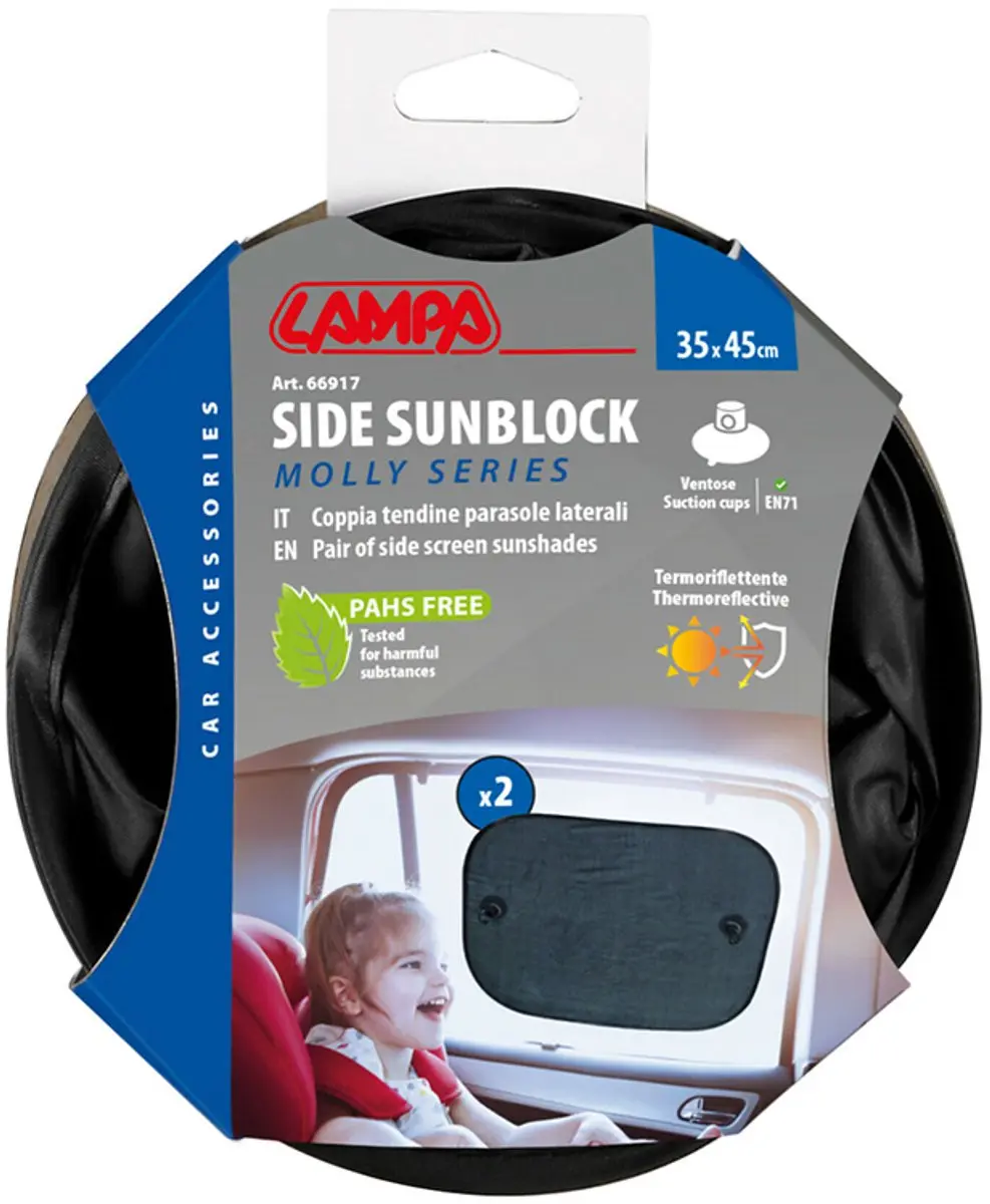 Lampa Molly Sunblock Zonnescherm 35x45cm - Zwart