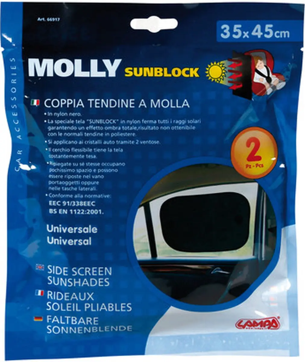 Lampa Molly Sunblock Zonnescherm 35x45cm - Zwart