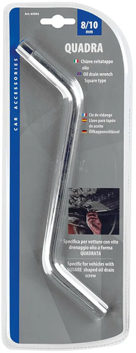 Lampa Quadra Olieaftapsleutel 8/10mm - Chroom