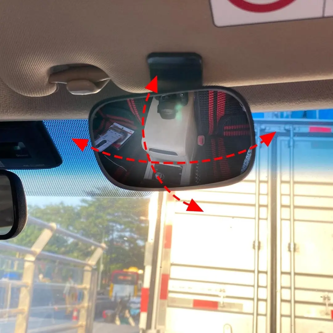 ECTEATOY Auto Achterbankspiegel Baby 360° - Zwart