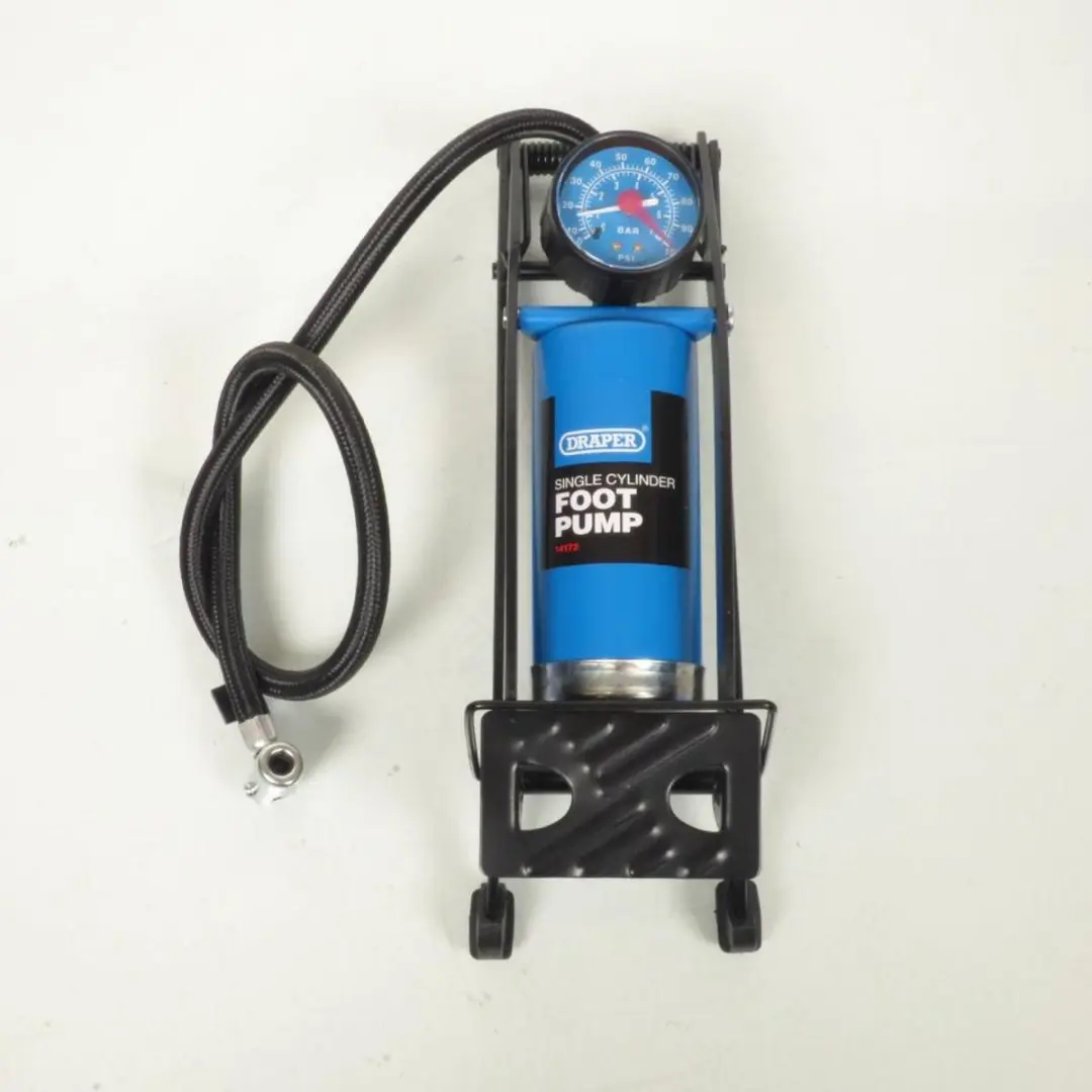 Draper Voetpomp 0.7-7 Bar - Auto/Moto/Fiets