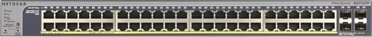 Netgear GS752TP Smart Managed Switch 48x PoE - 1Gbps - 2x SFP