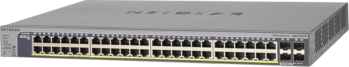Netgear GS752TP Smart Managed Switch 48x PoE - 1Gbps - 2x SFP