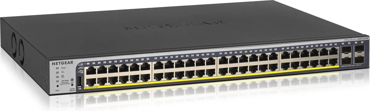 Netgear GS752TP Smart Managed Switch 48x PoE - 1Gbps - 2x SFP