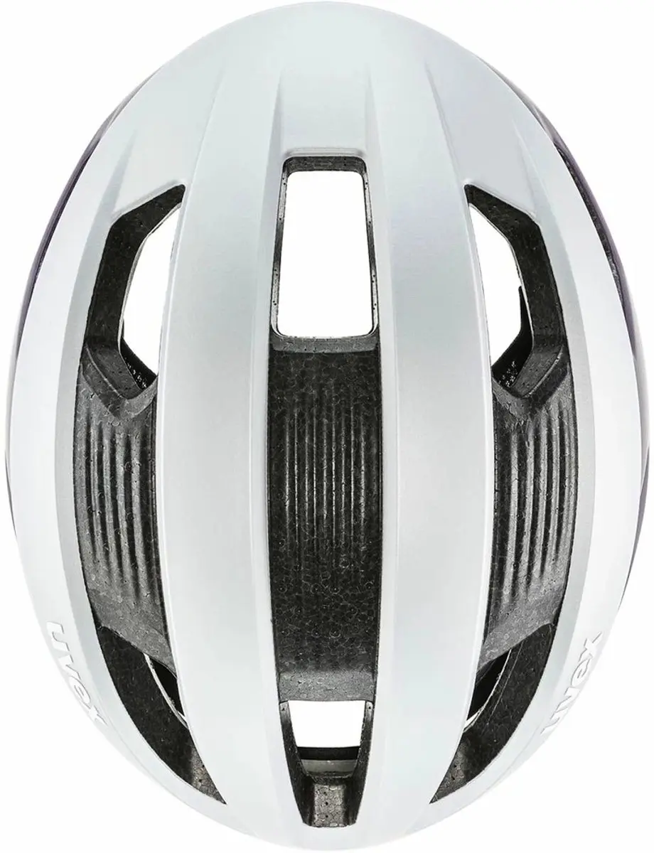 Uvex Rise CC WE Fietshelm - 52-56cm - Silver/Plum