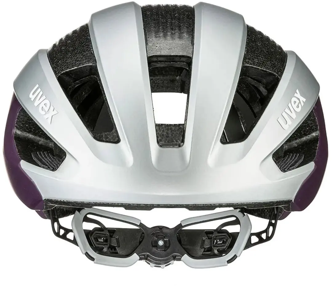 Uvex Rise CC WE Fietshelm - 52-56cm - Silver/Plum