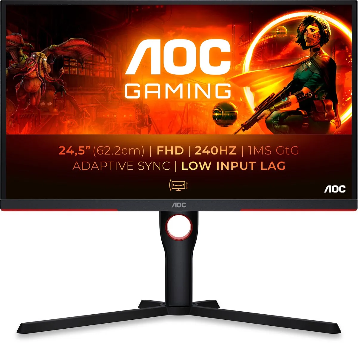 AOC 25G3ZM Gaming Monitor 240Hz - 25 Inch