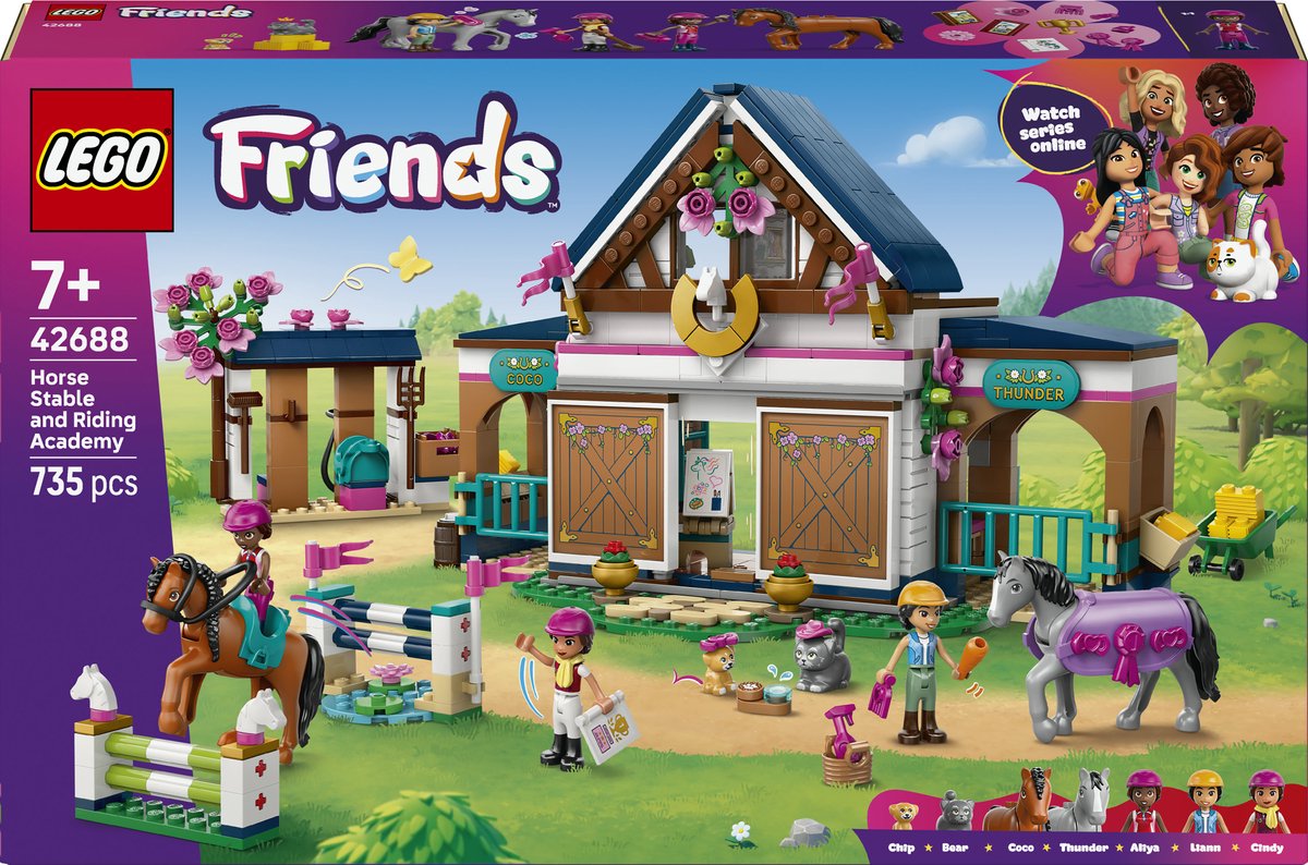 LEGO Friends paardenstal en manege bouwset - speelplezier voor kinderen.