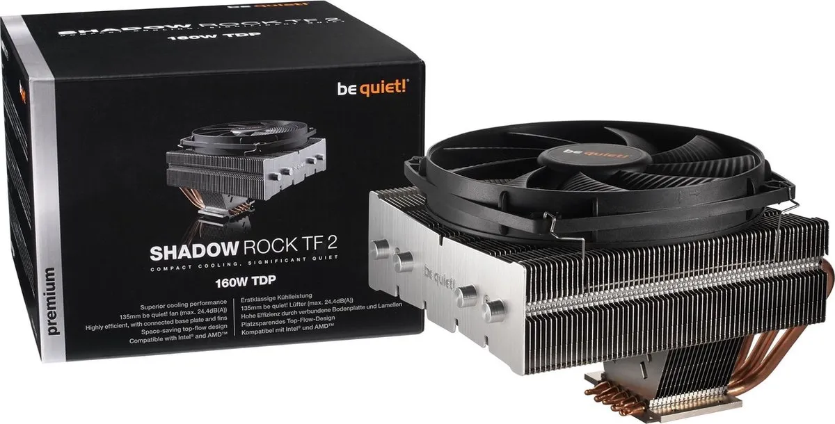 be quiet! Shadow Rock TF 2 BK003 Processor Koeler - 13,5 cm
