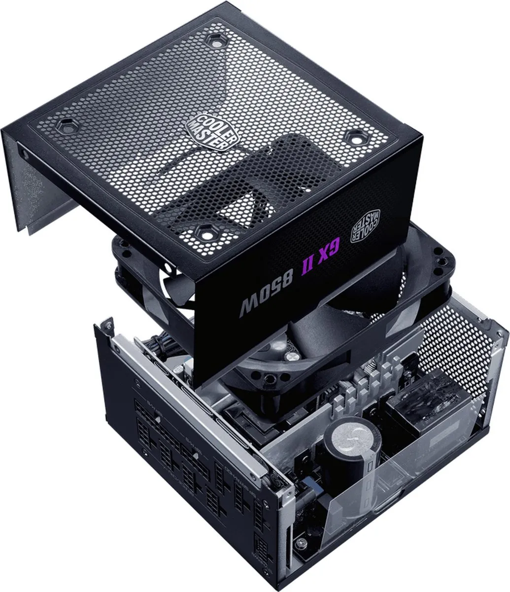 Cooler Master GX II Gold MPX-8503-AFAG-2EBEU Voeding - 850W - Zwart - afbeelding 6 van 7