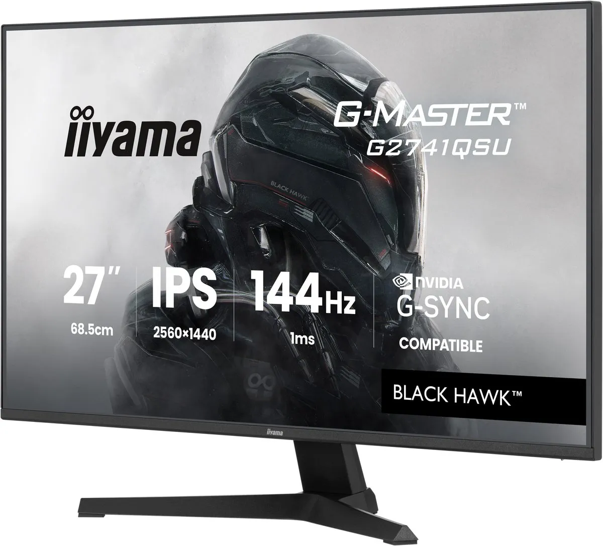 iiyama G-Master G2741QSU-B1 Monitor 27" QHD IPS 144Hz - Zwart