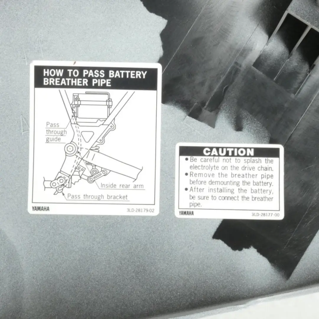 Yamaha 750 XTZ Cache Latéral ARG - 1989 - Wit