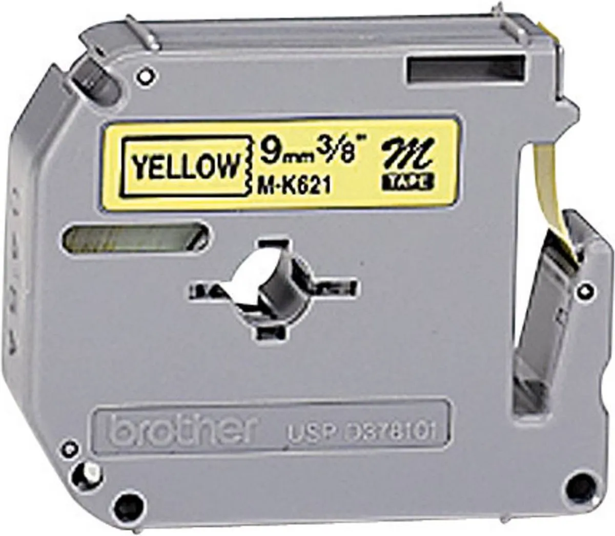 Brother M-K621 Labeltape Geel/Zwart 9mm 8m
