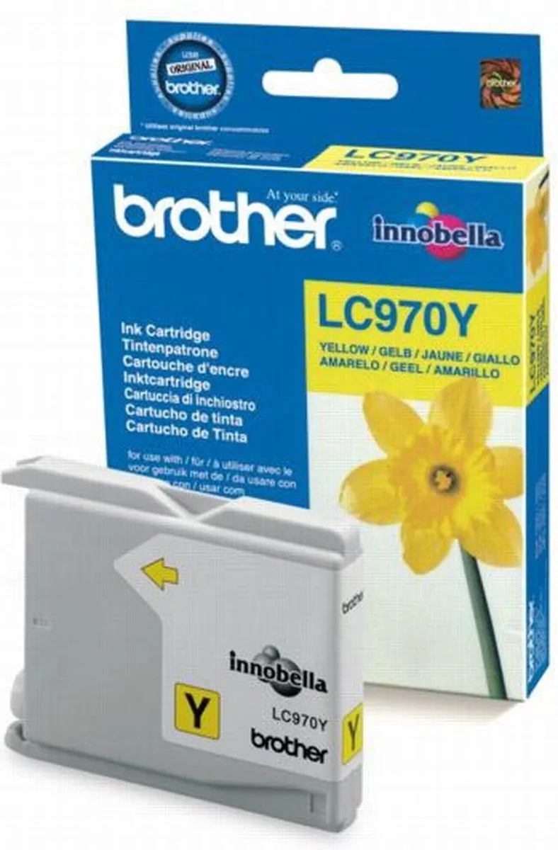 Brother LC-970Y Inktcartridge - Geel