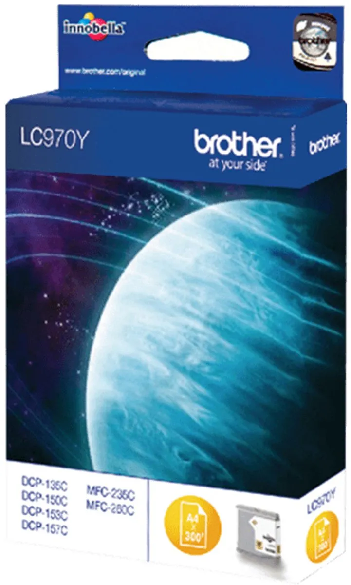 Brother LC-970Y Inktcartridge - Geel