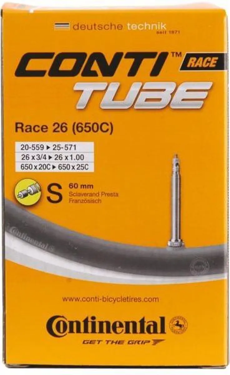 Continental Snake Race Binnenband 26" 20-559 - Zwart