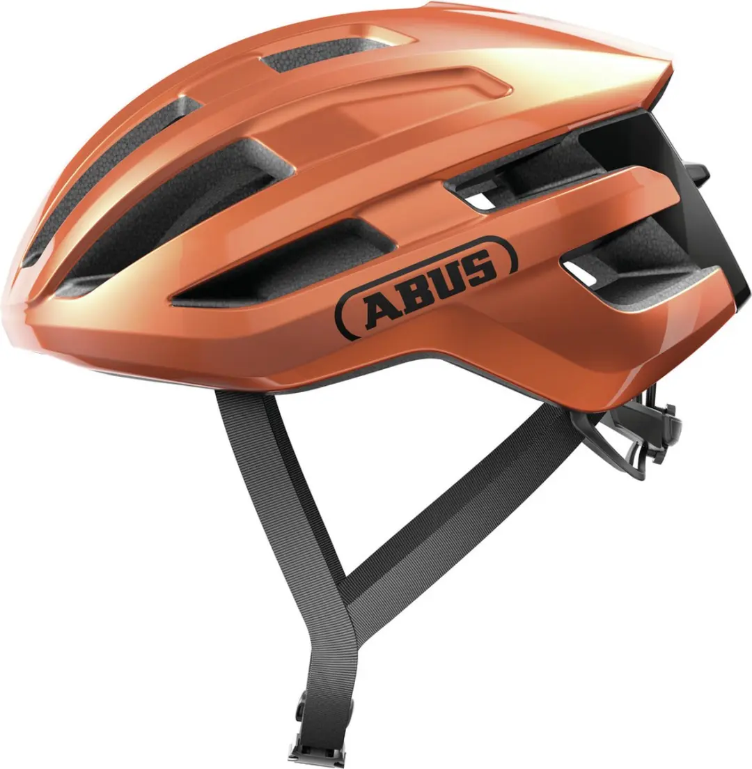 ABUS Powerdome Fietshelm - L - 19 Ventilatieopeningen - Orange - afbeelding 2 van 6