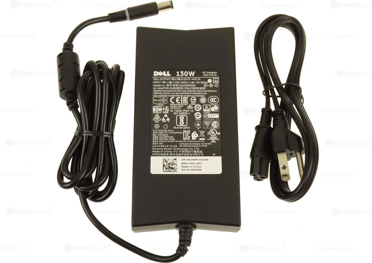 Dell PA-4E Laptop Adapter 130W - Zwart
