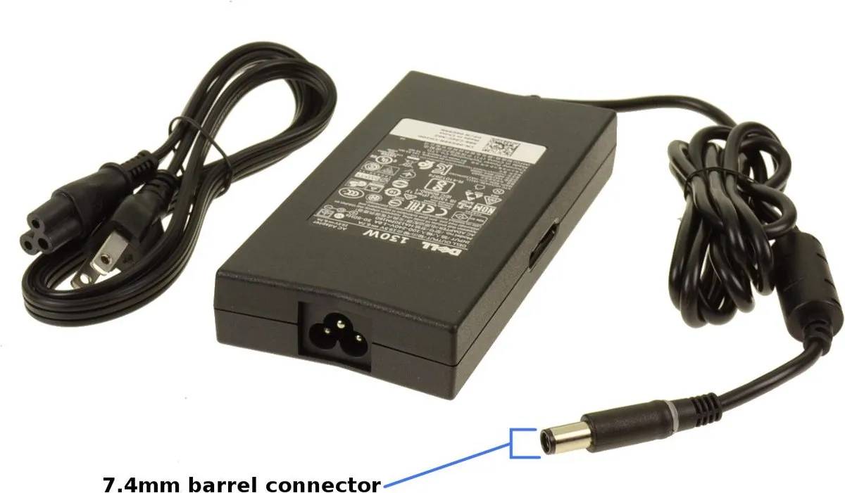 Dell PA-4E Laptop Adapter 130W - Zwart