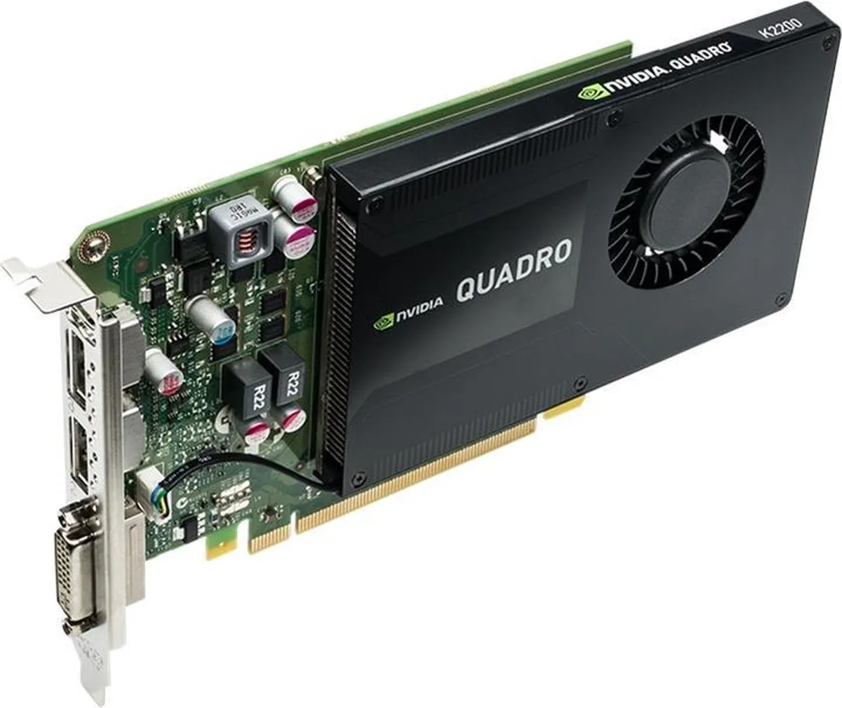 Dell NVIDIA Quadro K2200 4GB Videokaart - 490-BCGD - afbeelding 2 van 3