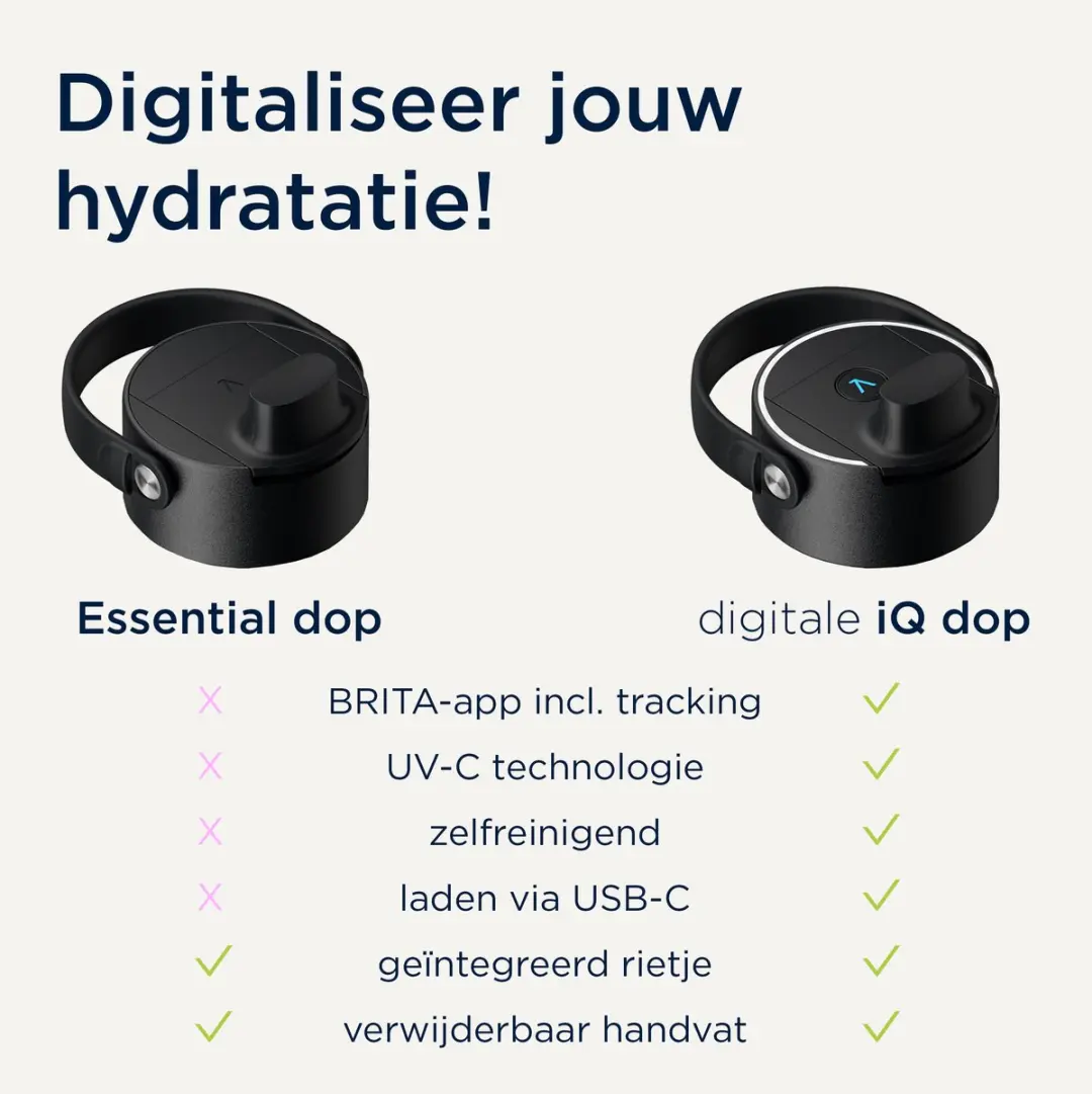 BRITA LARQ iQ Dop 1057870 - Zwart