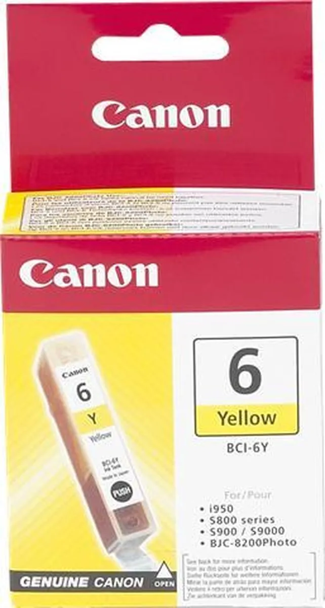Canon BCI-6 Geel Inktcartridge - 13ml