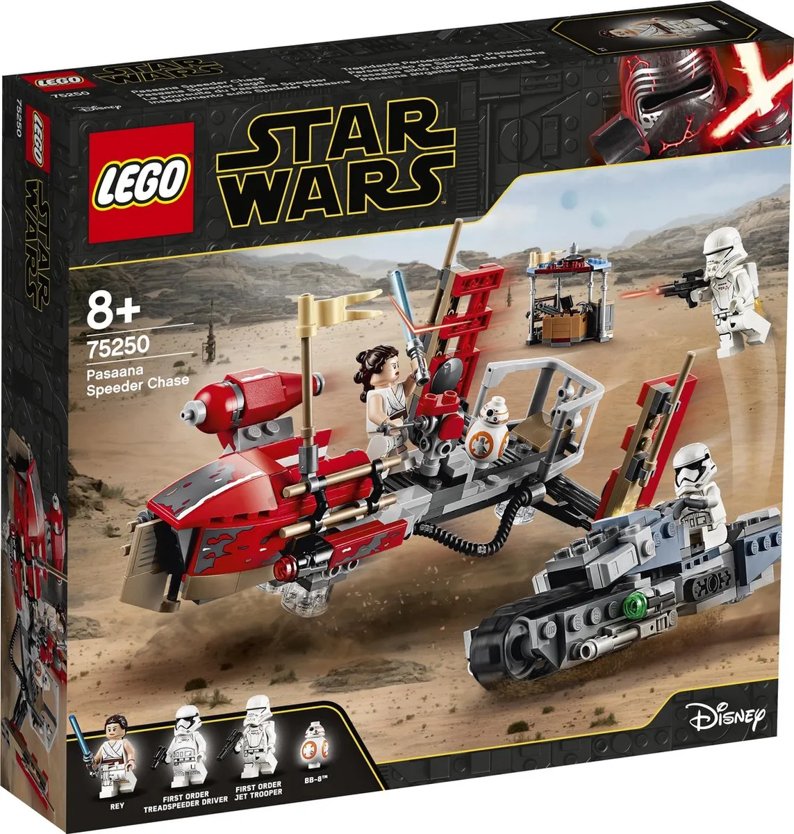 LEGO Star Wars Pasaana Speederachtervolging 75250