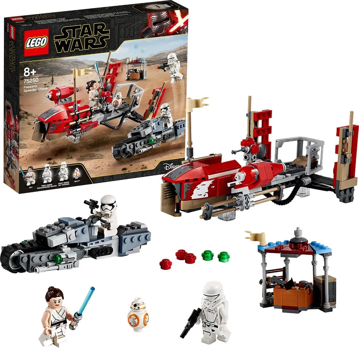 LEGO Star Wars Pasaana Speederachtervolging 75250 - 373 Stukken - afbeelding 2 van 6