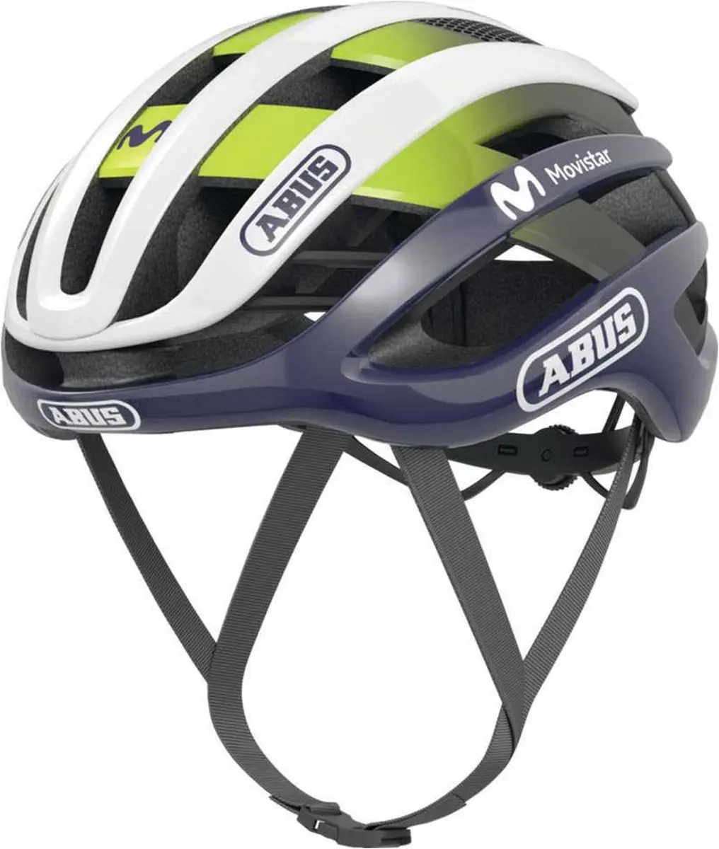 ABUS Airbreaker Movistar Team 23 Helm - M - Zwart