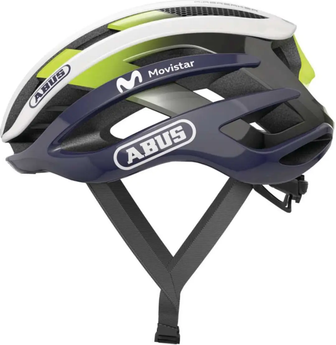ABUS Airbreaker Movistar Team 23 Helm - M - Zwart