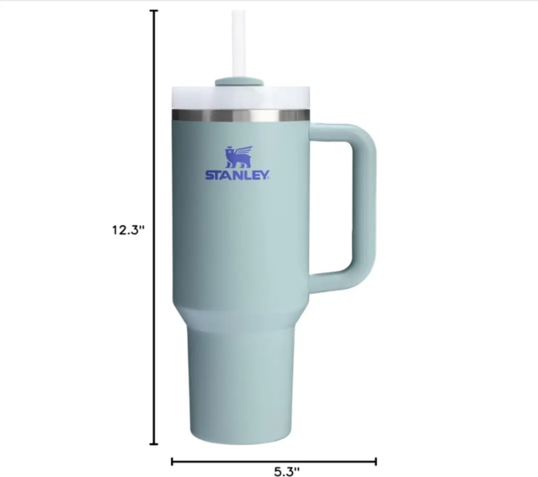 Stanley Quencher H2.0 Flowstate Tumbler 1.2L - Exclusive Blue Cactus