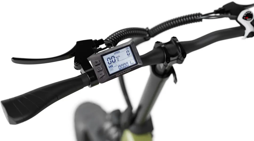 Sharp Bilbao Fat Urban Vouwfiets 20" - 7 Versnellingen - Olijfgroen