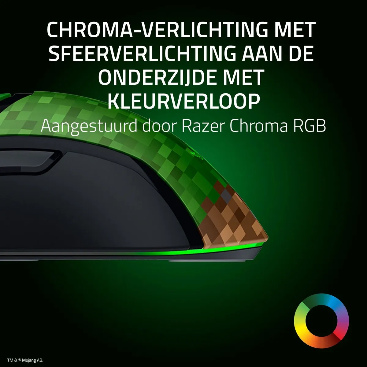 Razer Cobra Gaming Muis RZ01-04650200-R3M1 - 8.500 DPI - Groen