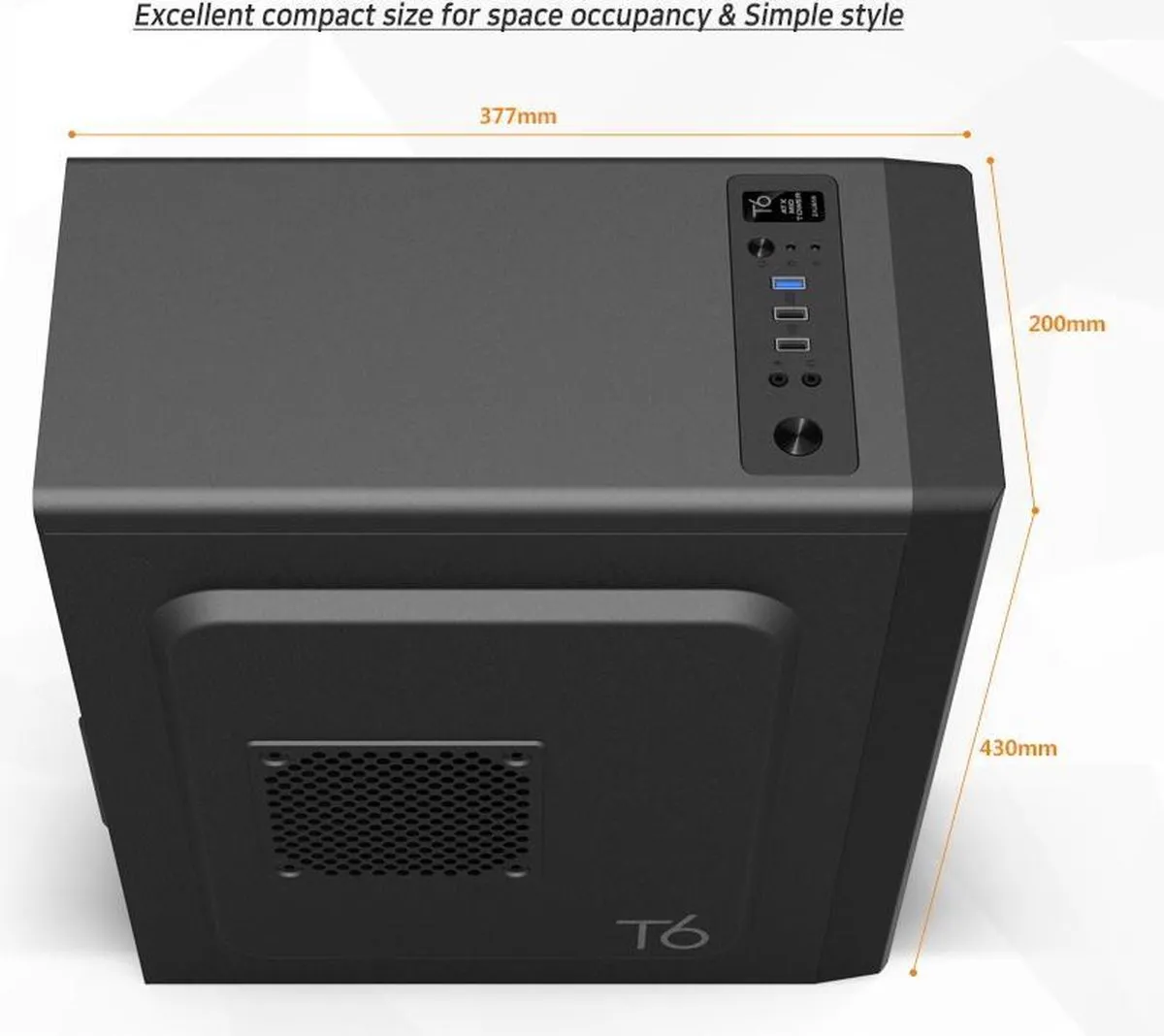 Intel Office PC G5900 - 8GB DDR4 500GB SSD 550W