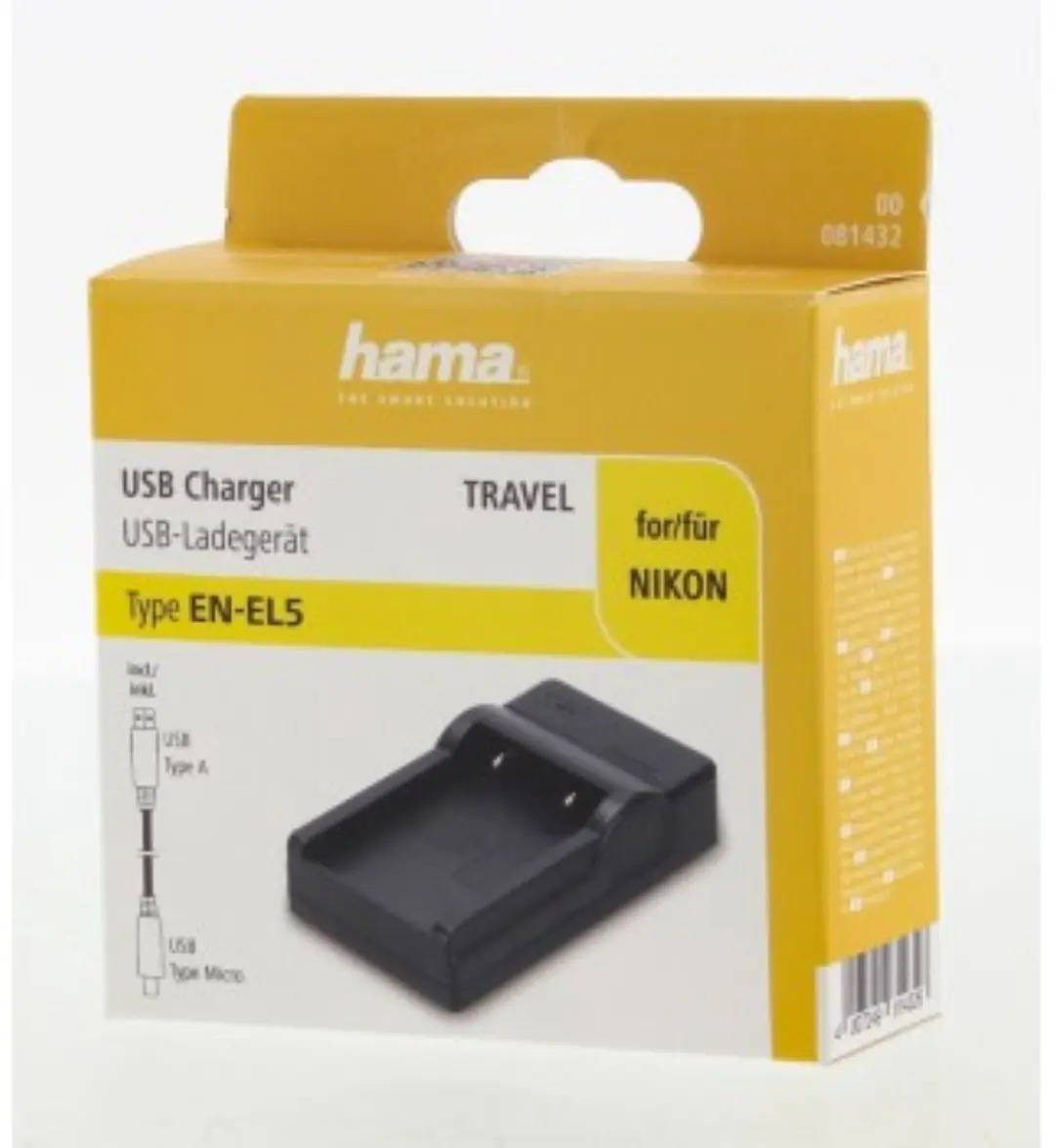 Hama USB Oplader Travel Nikon EN-EL5