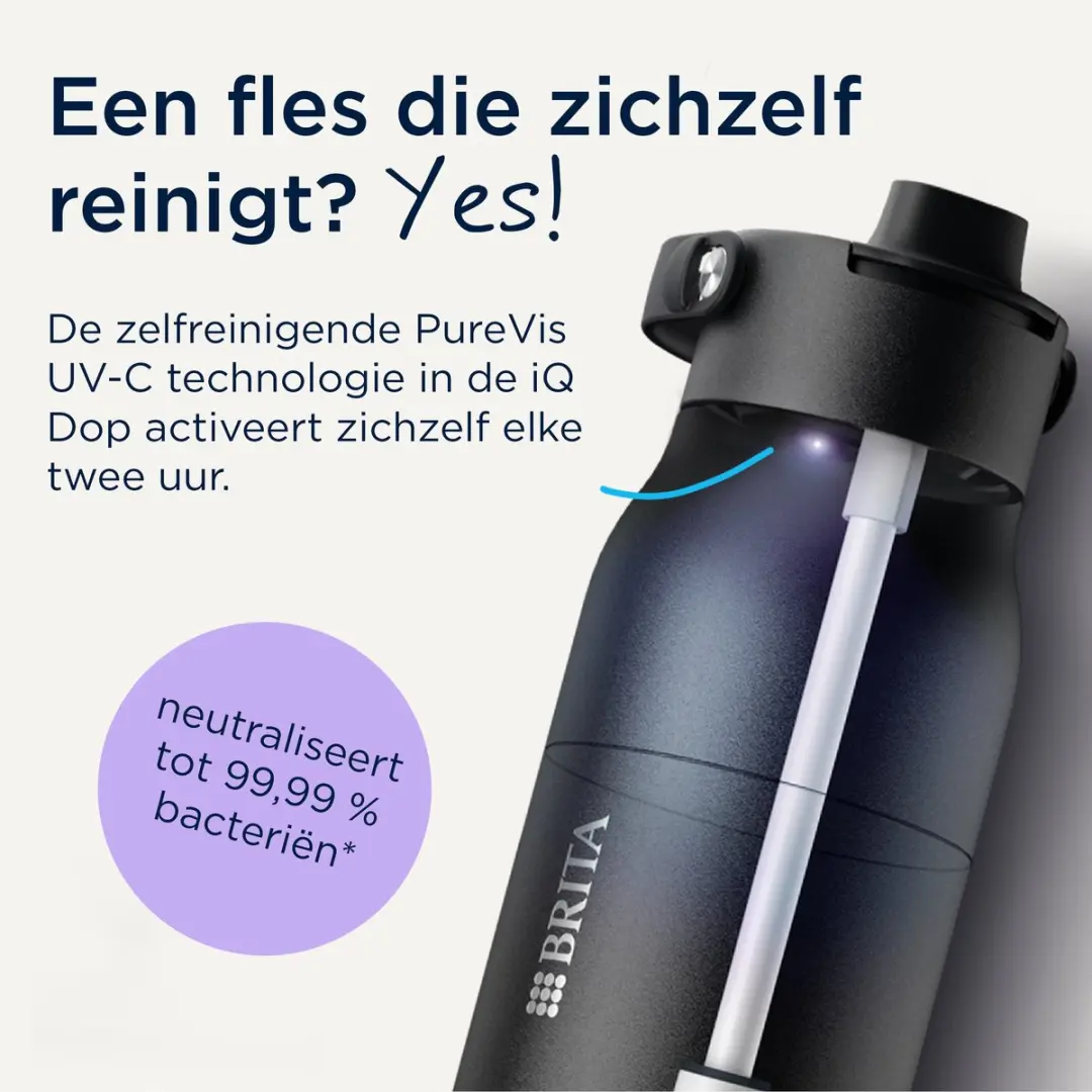 BRITA LARQ iQ Digitale Drinkfles 680ml - Groen