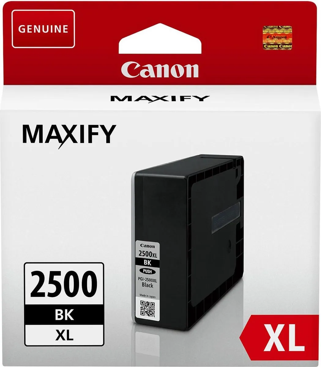 Canon PGI-2500XL Inktcartridge Zwart - 2500 pagina's
