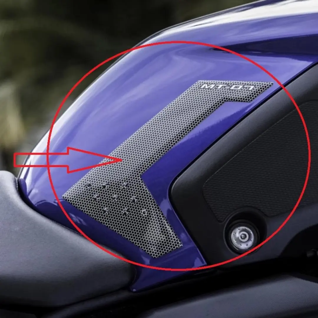 Yamaha 700 MT-07 Beschermstrip Tank - Zwart