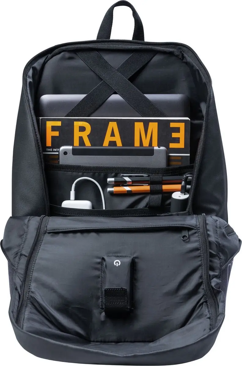 Basil B-Safe Commuter Fietsrugzak 18L - 15,6" Laptop - Zwart