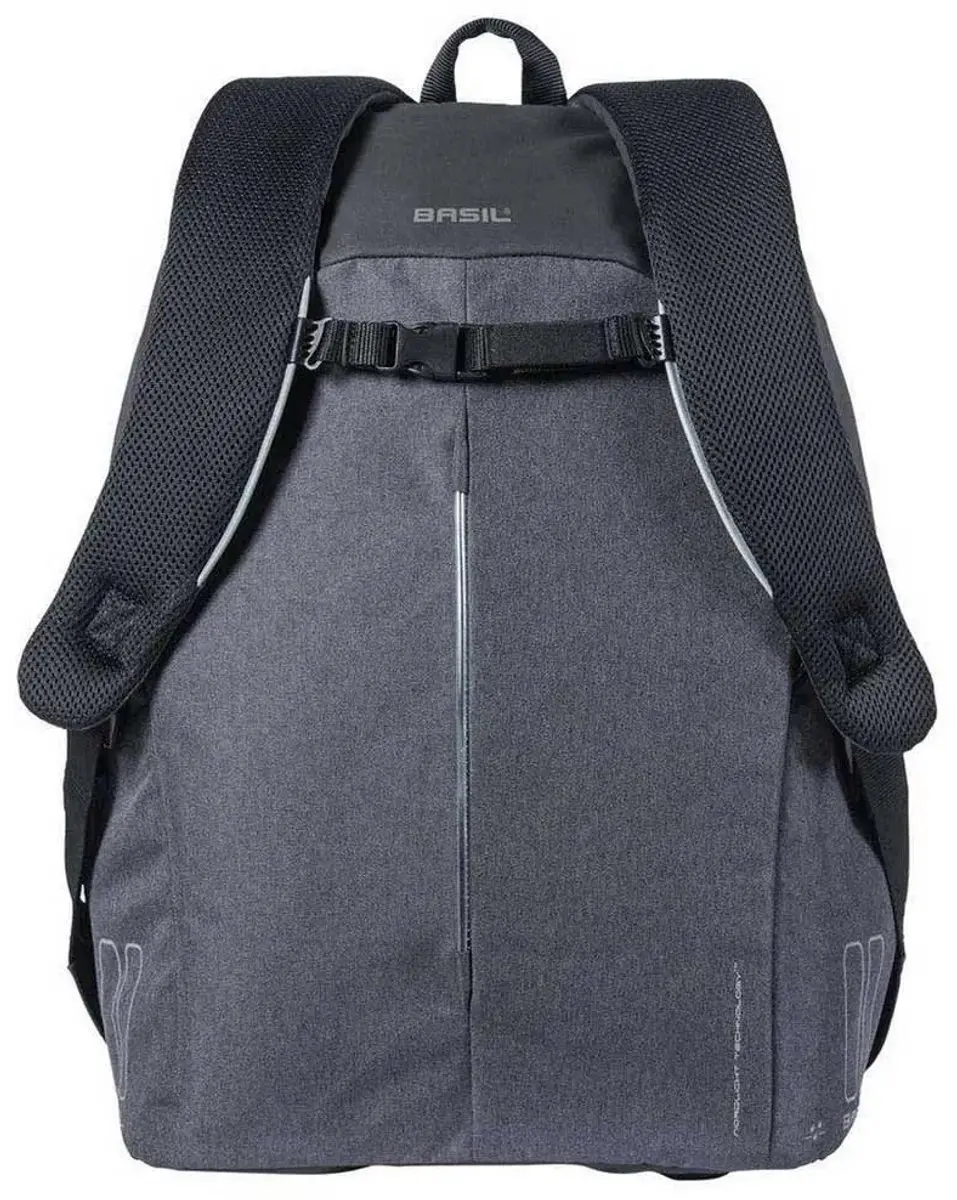 Basil B-Safe Commuter Fietsrugzak 18L - 15,6" Laptop - Zwart