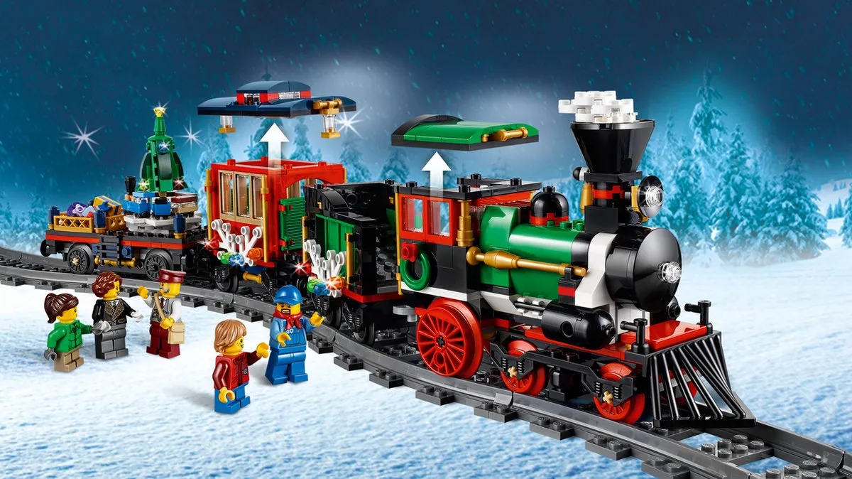 LEGO Creator Expert Winter Holiday Train 10254 - 734 Stukken - afbeelding 6 van 6