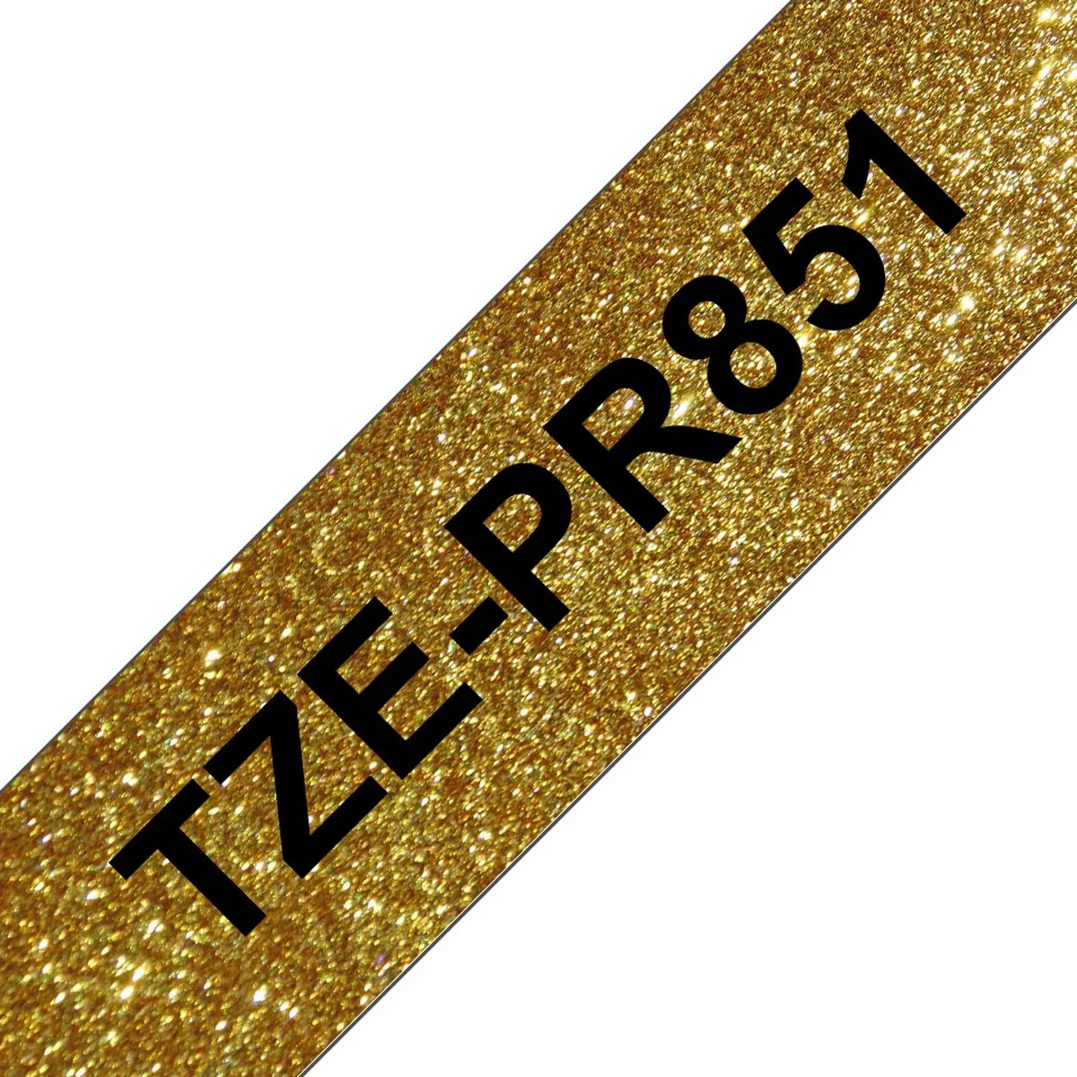 Brother TZe-PR851 Labeltape - Goud/Zwart 24mm 8m - afbeelding 6 van 6