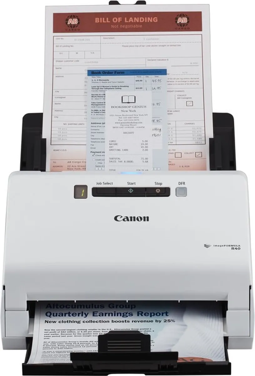 Canon imageFORMULA R40 Scanner - A4 - Wit