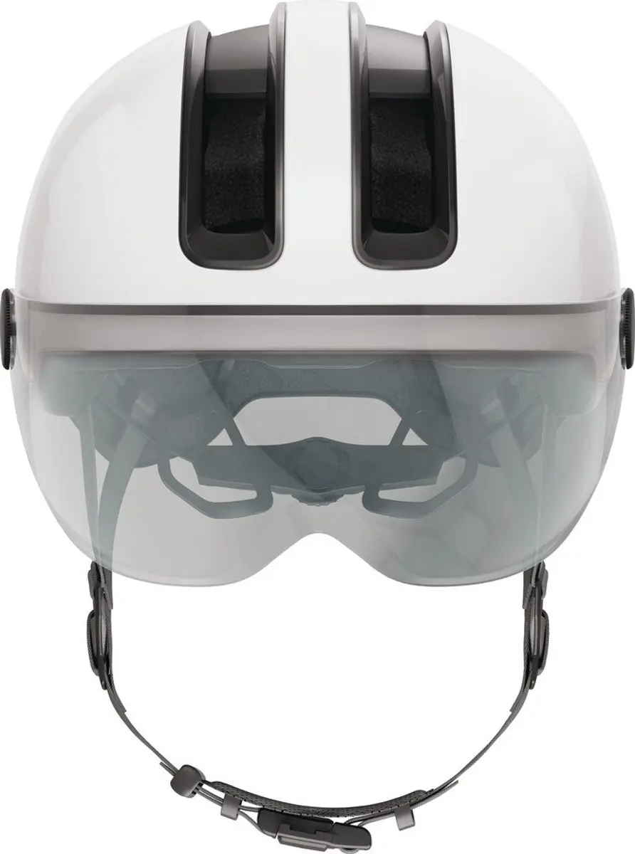 ABUS Hud-Y Ace Fietshelm - M 54-58cm Shiny White
